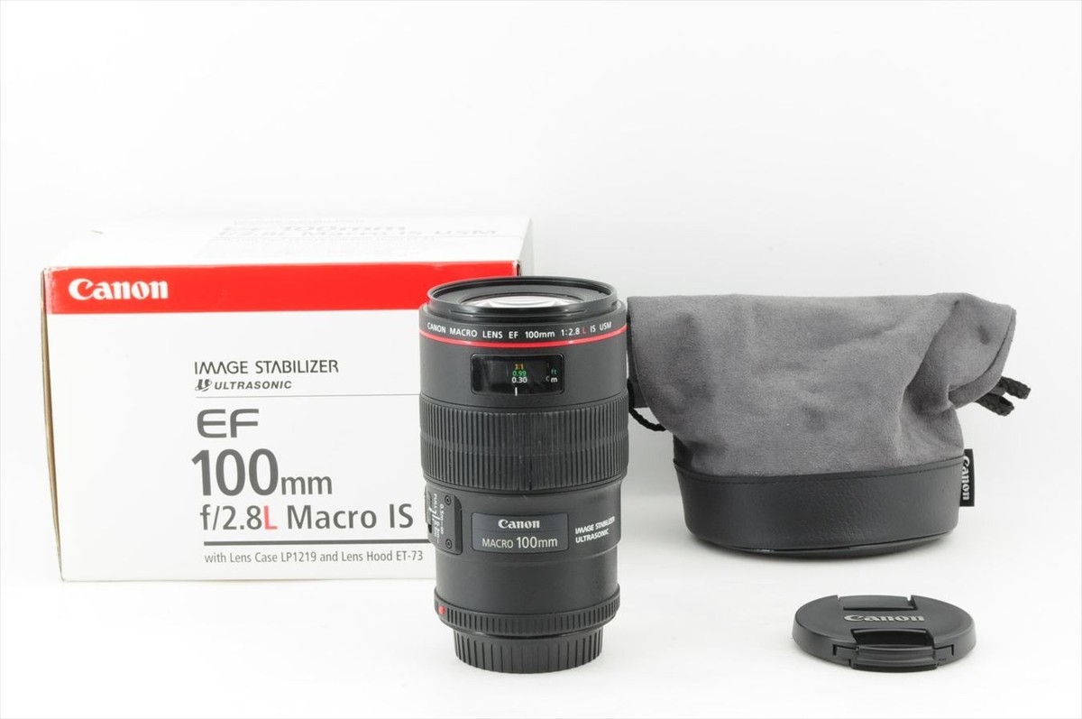 Canon EF 100mm F/2.8 L Macro IS USM Lens Excellent+ From JP