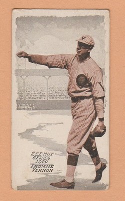 1920 ZEENUT BASEBALL PCL ART FROMME **** FREE SHIPPING ****