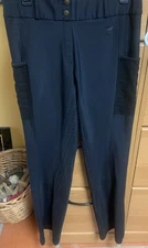 Piper SmartPak Pants Womens M Bootcut Riding Stretch Breeches Equestrian Black