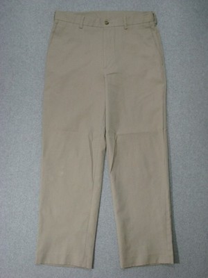 SL15440 **PGA TOUR** STRAIGHT LEG POLYESTER GOLF PANTS 32x30 (msr 32''x29'') BEIGE