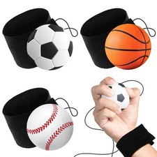 ArtCreativity 2.25 Inch Sports Wrist Balls - Set of 3 - 2.25", Multicolor