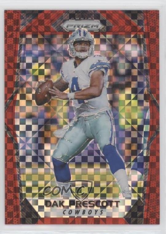 2017 Panini Prizm Red Power Prizm 40/49 Dak Prescott #67 rf2