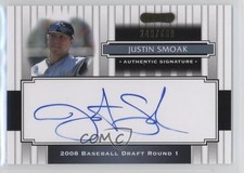 2008 Razor Signature Series 249/699 Justin Smoak #111 Auto 2d8