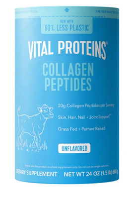 Vital Proteins Collagen Peptides Powder Unflavored 24 oz Hair Skin Nails