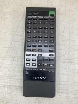 Sony RM-D1M Remote Control, Black - OEM for MiniDisc Player MDS-101, MDS-501