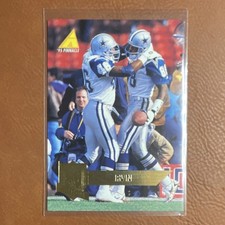 Pinnacle 1995 Club Collection Michael Irvin Work Ethic #119 Dallas Cowboys NFL