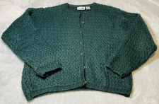 Vintage Mohair Cardigan Women's Large Green Paul Harris Design