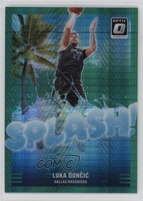 2024 Panini Donruss Optic Splash! Green Hyper Prizm /249 Luka Doncic Dončić z6j
