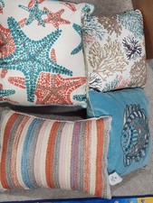 throw pillows set of 4 Sea Theme 