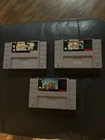 3 Super Nintendo Super Mario Games Mario Kart & 2 Versions Super Mario Allstars