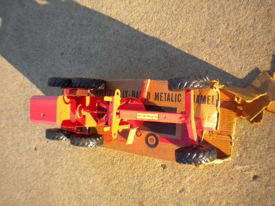 Niveladora de carretera Structo años 60, n.º 301 - Naranja muy bonito y limpio con caja 🔥 Foto 2 de 4