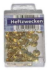 1x 80 Heftzwecken Rei&szlig;zwecken Rei&szlig;n&auml;gel Rei&szlig;brettstifte Pins Pinnwand
