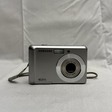 Samsung Digimax SL30 10.2MP Digital Camera Model SL30 Silver Tested And Working!