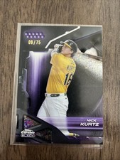 2026 Topps Chrome Black Purple Mini Diamond Nick Kurtz /75