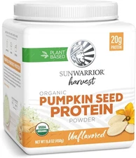 Sunwarrior Harvest Organic Pumpkin Seed Protein Powder - Unflavored - 450g