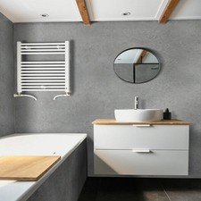 8 x Concrete Grey 8mm x 2700mm x 250mm Ceiling Panels, Easy to Install