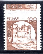 Castelli Lire 100 reel with Italy writing at the top