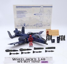 Cobra Rattler W/ Wild Weasel Complete GI Joe 1984 Hasbro Action Figure Vehicle