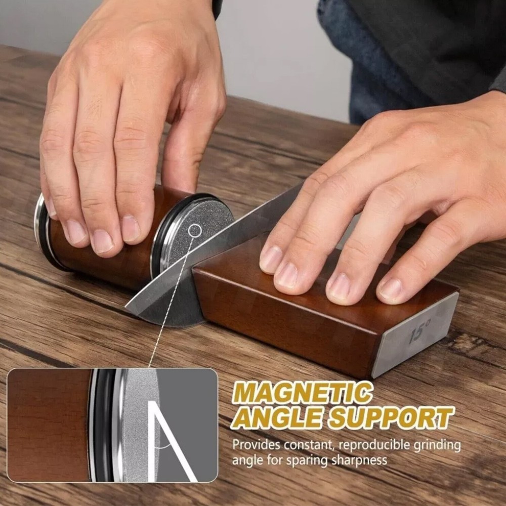 Knife Sharpener Pro Premium Rolling Edge Sharpeners Diamond Sharpening Stone AU — image 9