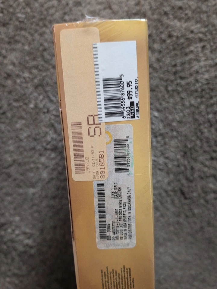 Microsoft Visual Studio .NET 2002 Professional Edition- Factory SEALED NEW - Image 4 of 4