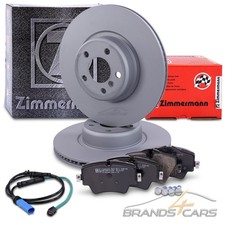 ZIMMERMANN BREMSSCHEIBEN Ø330 +BELÄGE +KONTAKT VORNE FÜR BMW 5-ER G30 G31 520D