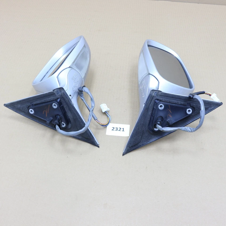 Espejo retrovisor lateral plateado para puerta eléctrica Lexus GS300 GS350 GS430 GS450h 06-07 OEM Foto 3 de 4