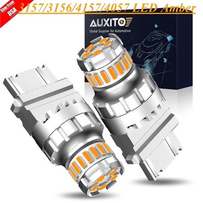 AUXITO 4157 4057 3157 LED Turn Signal Light Bulbs CANBUS Anti Hyper Flash Amber