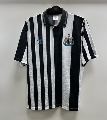 Newcastle United Home Football Shirt 1990/93 Adults Large Umbro B2 UK