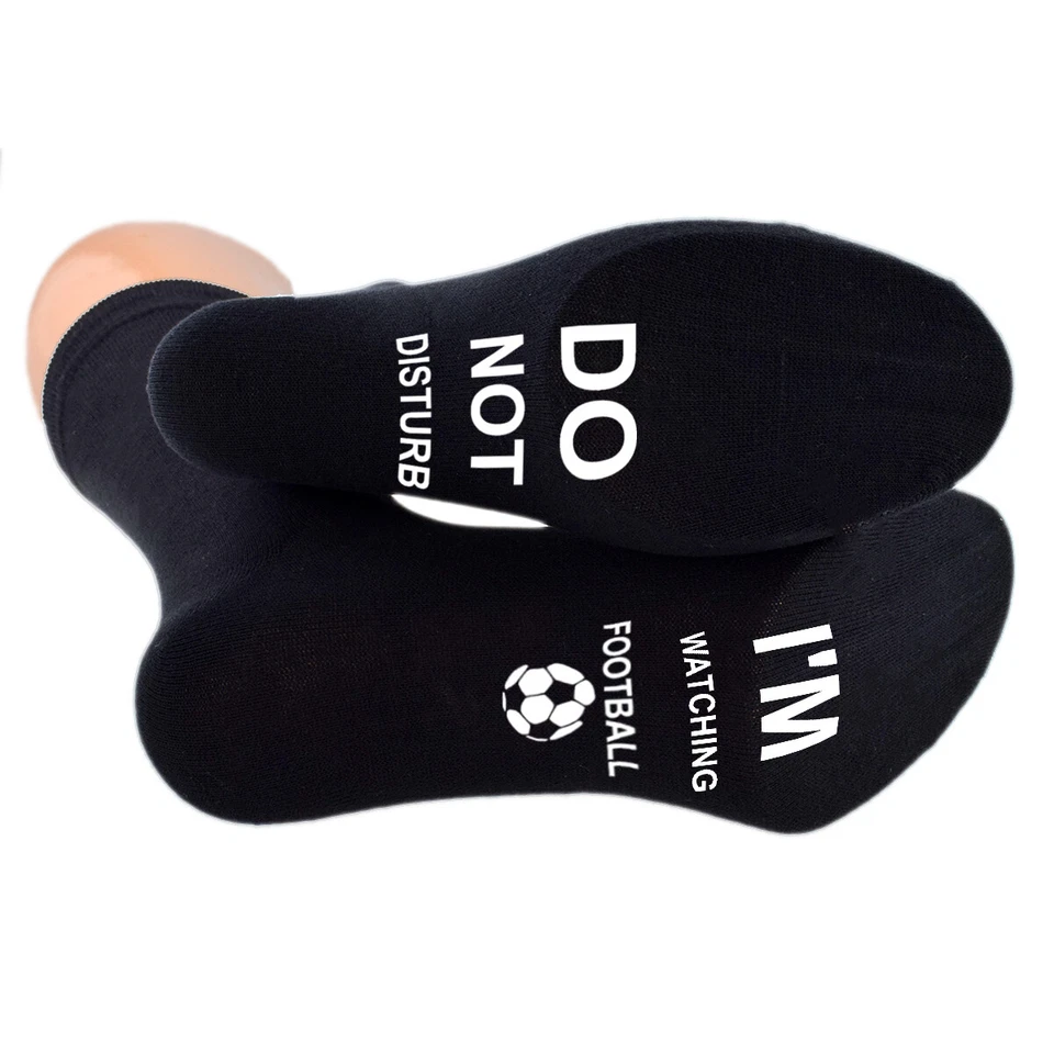 Do Not Disturb I am Watching Football Socks Sport Mens 5-12 - N1218