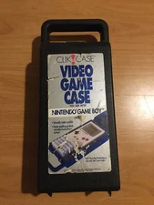 Rare Nintendo Game Boy Black Carry Case Made by CLIK!CASE With foam inserts