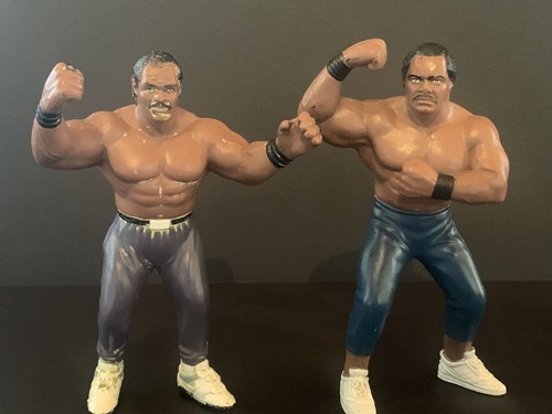 Vintage WCW Galoob Doom Butch Reed & Ron Simmo...