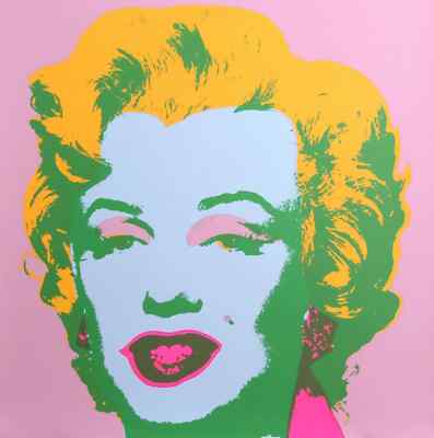ANDY WARHOL Pop Art Poster or Rolled Canvas Print ''Marilyn'' Marilyn Monroe #xhj