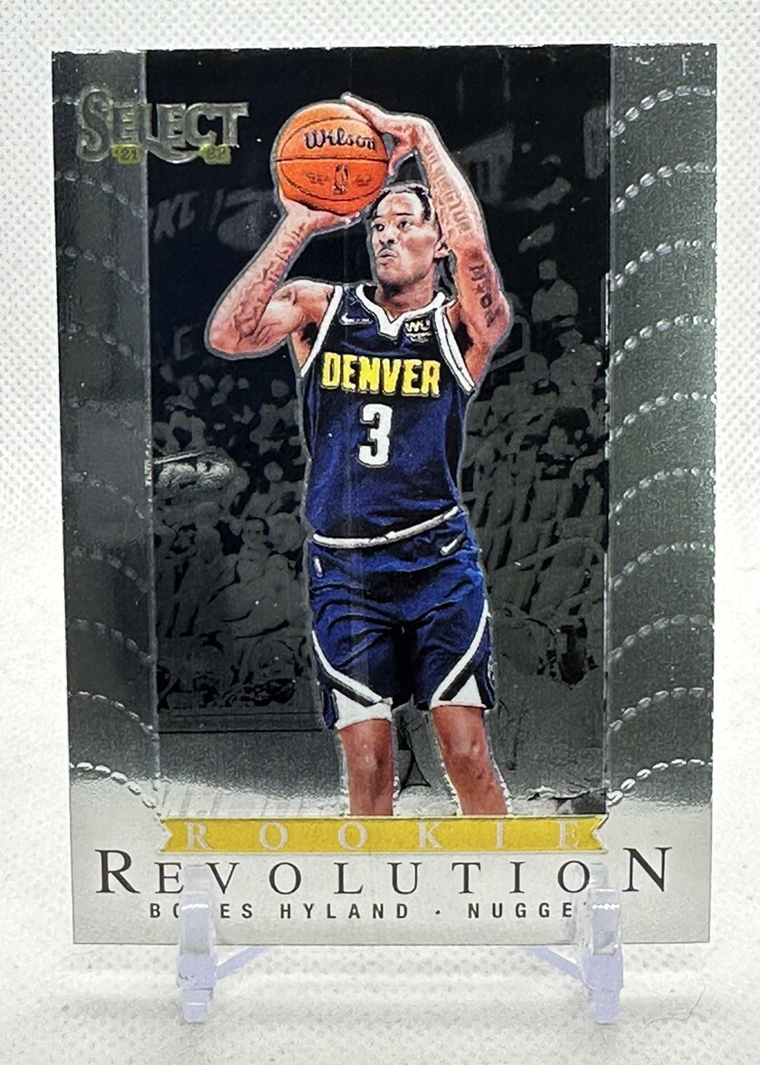 Bones Hyland 2021-22 Panini Select #19 Rookie Revolution Denver Nuggets RC