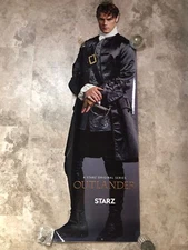 Outlander Jamie Life-sized Season 2 STARZ Promo Poster Sam Heughan 69" Tall
