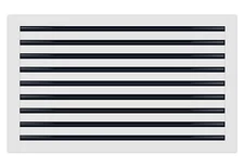 30x18 Modern AC Vent Cover - Decorative White Air Vent - Standard Linear Slot Di