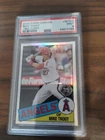 2020 Topps Chrome 1985 Topps #85TC1 Mike Trout PSA 9 REFRACTOR