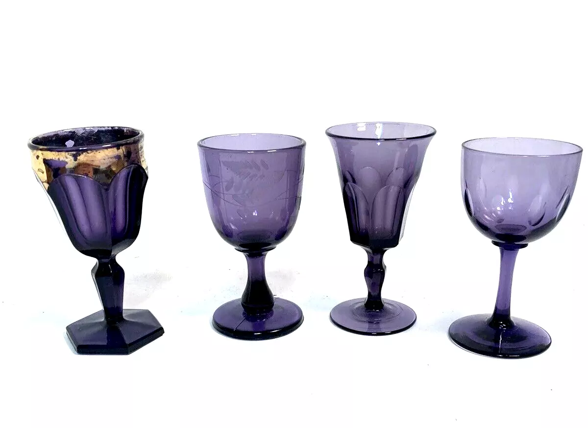 Vintage purple store glasses