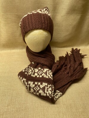 *SALE* Scarf and slouchy hat set Hat Scarf Gloves Set, Hat Scarf Combo, Hat Scarf Mittens-hat  main image 3
