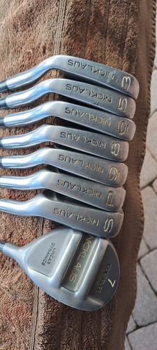 Golf beginner starting ser NICKLAUS BEAR 8 clubs irons wood , Stiff flex, right - Picture 4 of 11