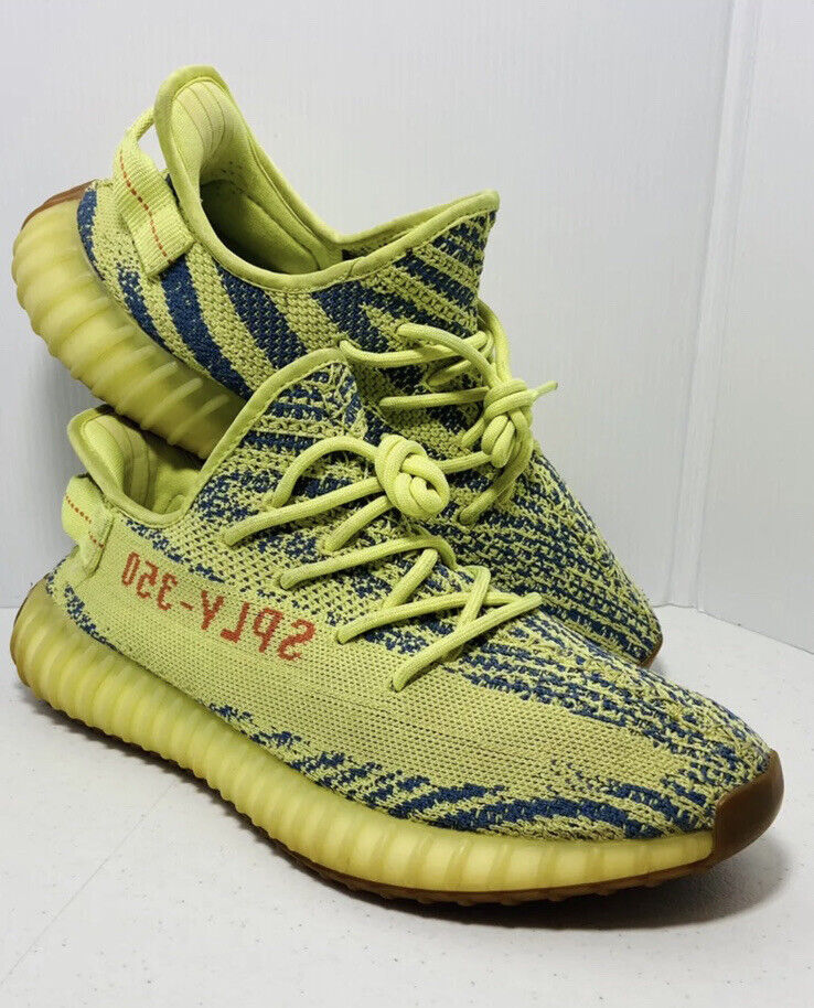 adidas Yeezy Boost 350 V2 Semi Frozen Yellow B37572 Size 10 adidas Yeezy Boost 350 V2 Semi Frozen Yellow B37572 Size 10