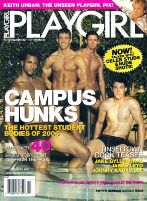 Playgirl Magazine November 2006 Campus Hunks