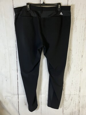 Adidas Golf Trousers Pants Mens 40” Waist 30” Inseam Black Polyester