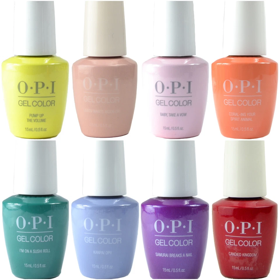 OPI GelColor Gel Polish 15ml - (Sorted A - M) - 384 Colours