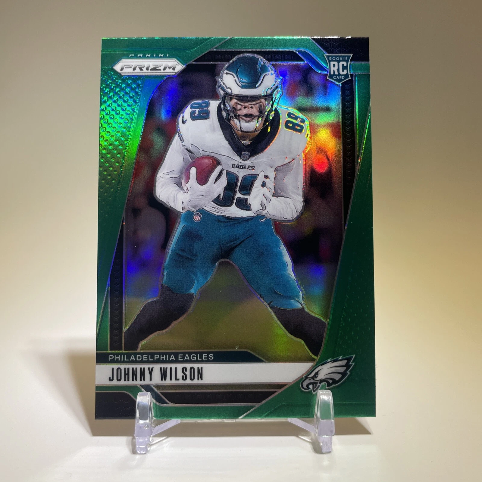 2024 Panini Prizm - Rookies Green Prizm #355 Johnny Wilson (RC)