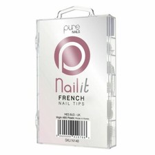 Halo Pure Nails Nail It FRENCH Nail Tips - Little Blending - 100 Pack *100s*