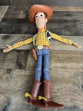 Disney Pixar Toy Story Woody Doll 15 With Hat Accessories. Please Read