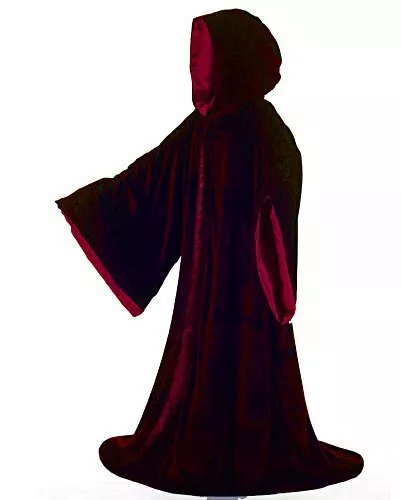 Samtkleid Halloween Mantel schick Cosplay Kostüm - Bild 11 von 39