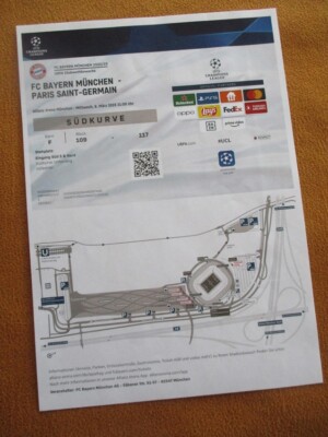 2022/23 --- Bayern München - Paris St. Germain PSG --- Ausdruck Print@HomeTicket