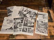 VINTAGE 1959 MIXED PAPER BOOK PAGES JUNK JOURNAL COLLAGE SCRAPBOOKING Lot 3