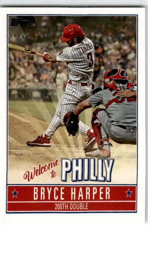 2019 Topps Update #BH-9 Bryce Harper Bryce Harper Welcome to Philly